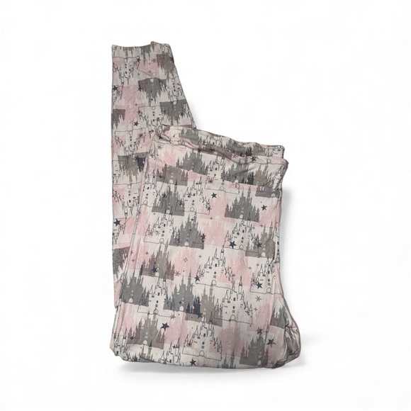 Disney Pink Castle Print Leggings Size XL – Magical Stretchy Comfort 🪄 - Picture 2 of 5